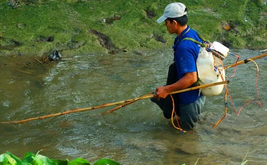 Hai thanh niên tử vong khi dùng điện chích cá ở suối Cam Ly