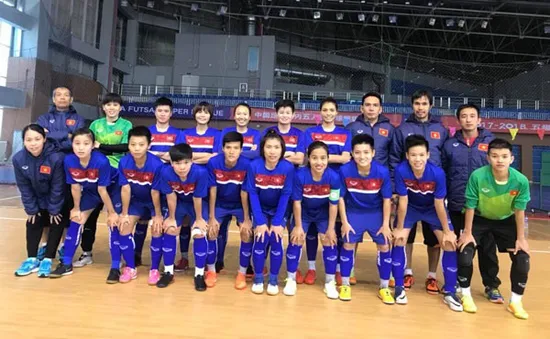 ĐT Futsal nữ Việt Nam thất bại trước Trung Quốc ở hiệp phụ trong trận giao hữu đầu tiên