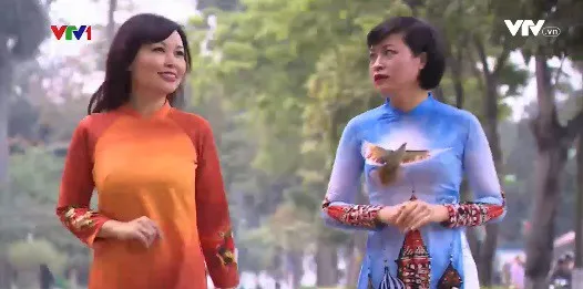 Áo dài họa tiết dân gian Nga