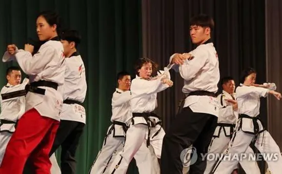 Hai miền Triều Tiên biểu diễn Taekwondo tại Bình Nhưỡng