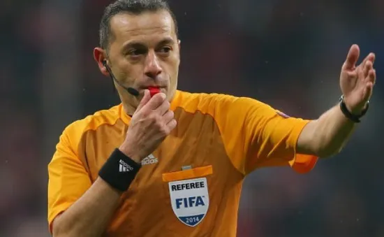 Trọng tài Cuneyt Cakir bắt chính trận lượt về Real Madrid - Bayern Munich