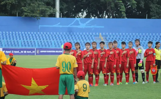 Bảng A U16 nữ ĐNA 2018: Phung phí cơ hội, U16 nữ Việt Nam bị U16 nữ Myanmar cầm hòa