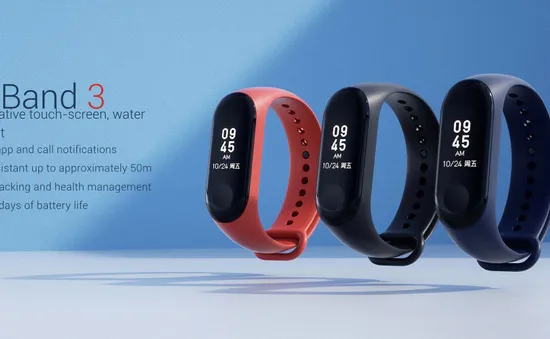 Mi Band 3 trình làng: Màn hình OLED, pin 20 ngày, giá gần 600.000 đồng