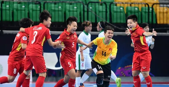 ĐT futsal nữ Việt Nam giành quyền vào bán kết VCK Futsal nữ châu Á 2018