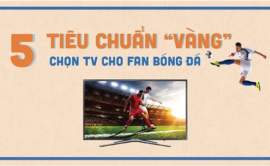 5 tiêu chuẩn vàng chọn TV cho fan bóng đá