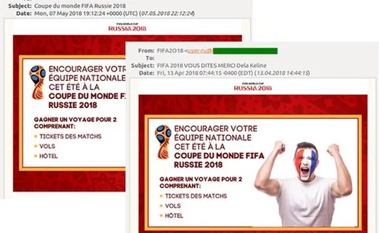 Cẩn trọng với hình thức lừa đảo mới trong mùa World Cup 2018