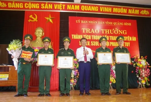 Quảng Bình: Trao thưởng cho các tập thể, cá nhân triệt phá hai chuyên án ma túy lớn