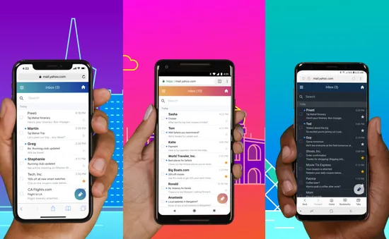 Công bố hai phiên bản mới của Yahoo Mail