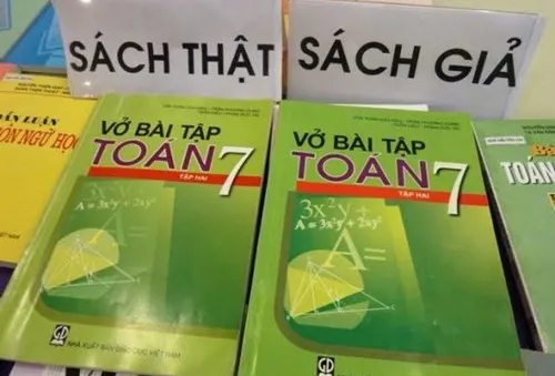 Hướng dẫn phân biệt sách giáo khoa thật và sách in lậu