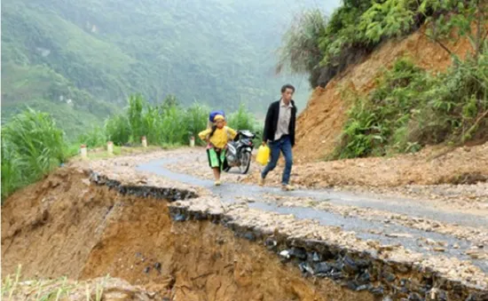 Hà Giang: Mưa lớn gây ngập úng cục bộ, sạt lở tại nhiều khu vực