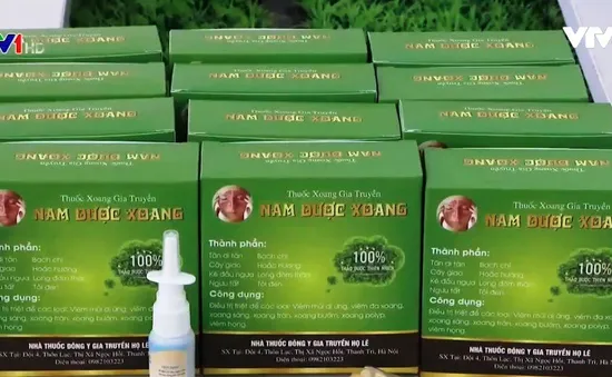 Phát hiện và thu giữ nhiều thuốc Nam Dược Xoang không phép