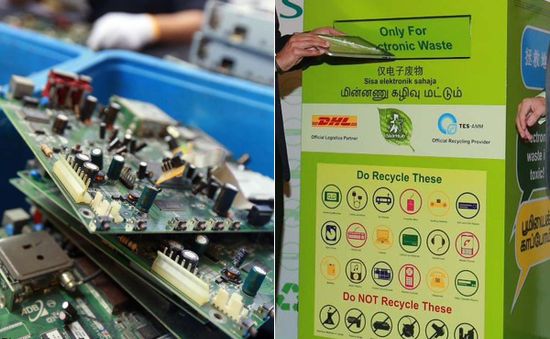 Kinh nghiệm xử lý rác thải điện tử của Singapore