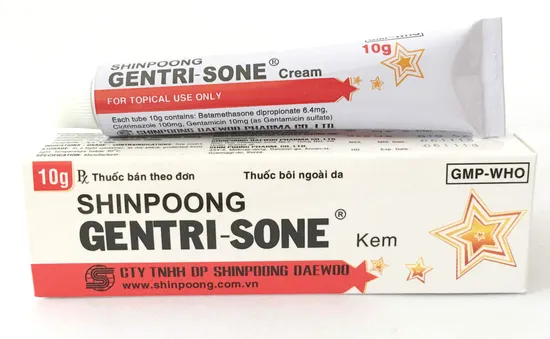 Ngừng kinh doanh thuốc kem Shinpoong Gentri-sone