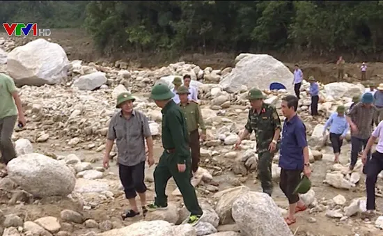 Kiểm tra công tác khắc phục hậu quả mưa lũ tại Hà Giang