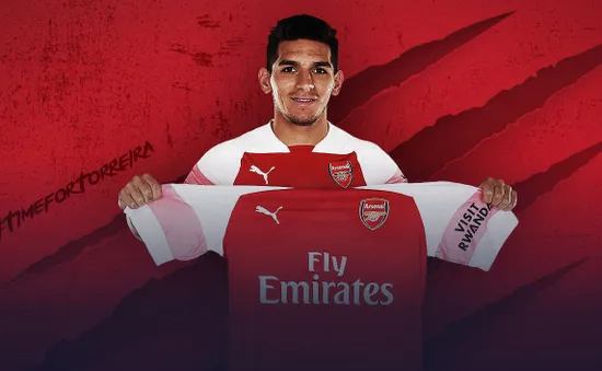 Arsenal CHÍNH THỨC hoàn tất việc chiêu mộ tiền vệ Lucas Torrerira