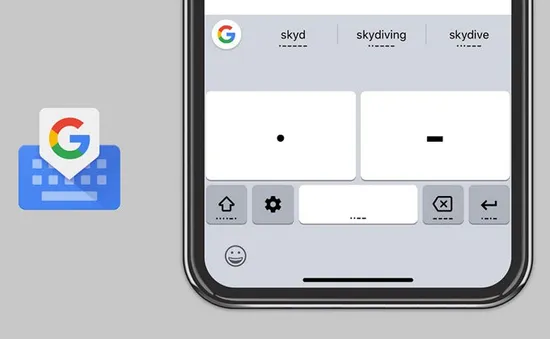 Google hỗ trợ người khuyết tật dùng bàn phím ảo iOS với mã Morse