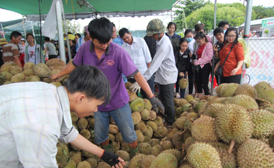 Độc đáo vựa bán sầu riêng “ăn cơm trả hạt” giá chỉ 19.000/kg