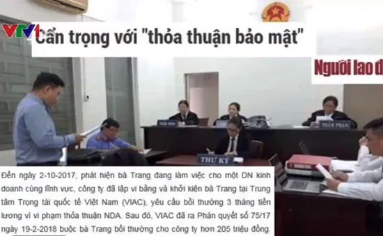 Người lao động cần cẩn trọng với "thỏa thuận bảo mật"‎