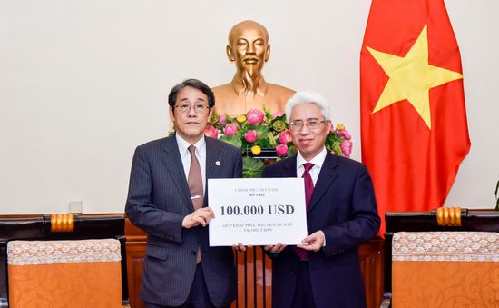 Việt Nam hỗ trợ Nhật Bản 100.000 USD khắc phục hậu quả mưa lũ