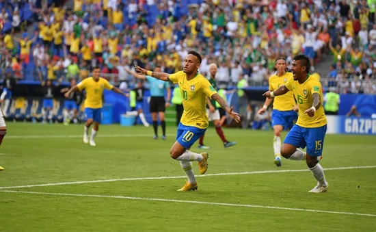 KẾT QUẢ FIFA World Cup™ 2018, Brazil 2–0 Mexico: Neymar toả sáng, Brazil vào tứ kết!