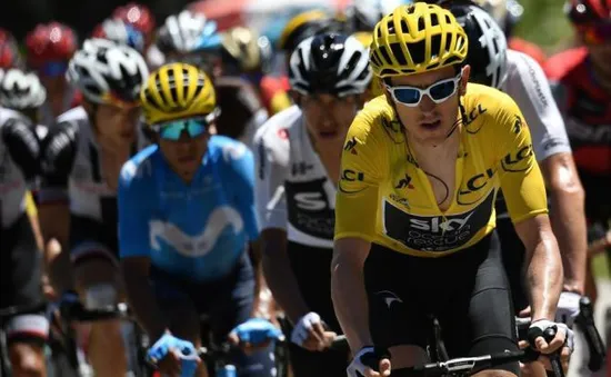 Geraint Thomas tiếp tục giữ áo vàng sau chặng 12 Tour de France