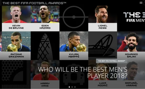 10 ngôi sao lọt đề cử FIFA The Best 2018: Chờ một năm "không Messi, không C.Ronaldo"?