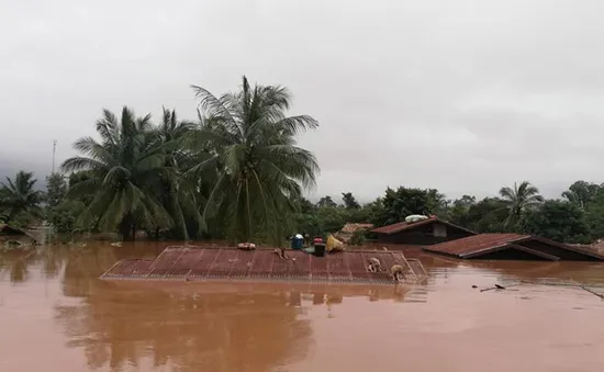 Sự cố vỡ đập thủy điện ở Lào ảnh hưởng không đáng kể đến diễn biến lũ ở ĐBSCL