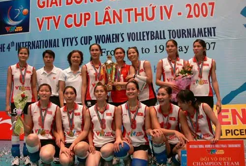 Nhìn lại VTV Cup 2007: Chức vô địch đầu tiên cho ĐT nữ Việt Nam