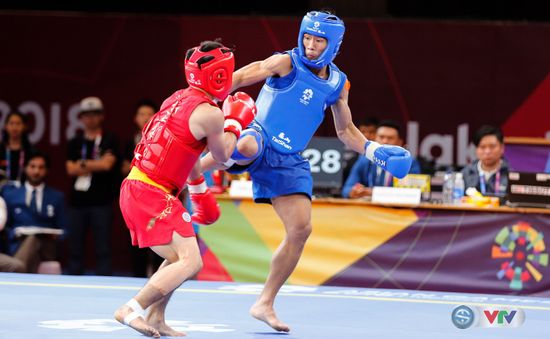 Phóng viên Thể Thao VTV tác nghiệp tại ASIAD 2018: Bùi Trường Giang với tấm HCB môn Wushu