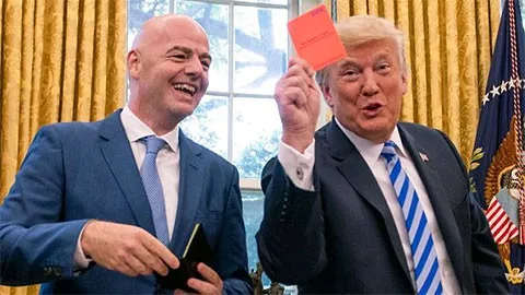 Tổng thống Donald Trump gặp Chủ tịch FiFA Infantino bàn về World Cup 2026