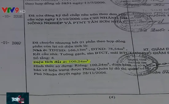 TP.HCM: Người dân phản đối vụ phát mãi nhà sai diện tích