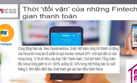 Thời "đổi vận" của những Fintech trung gian thanh toán