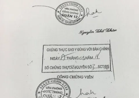 Vụ văn phòng công chứng giả tại TP.HCM: Người dân nên tới Sở Tư pháp để được hỗ trợ