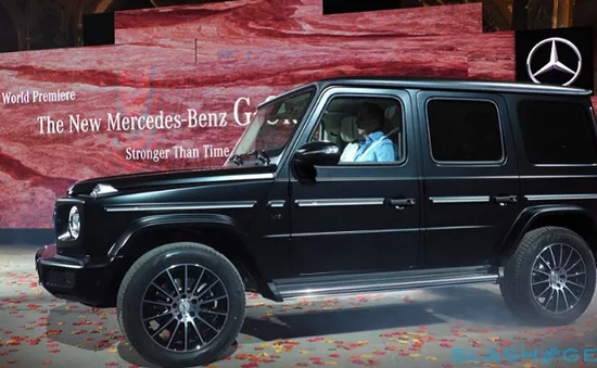 Ấn tượng với mẫu xe Mercedes-Benz G550 2019 tại triển lãm ô tô ở Detroit, Mỹ