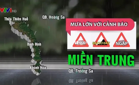 Miền Trung đón ngày đầu năm mới trong tiết trời mưa gió