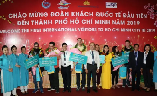 Ngành Du lịch TP.HCM đón những vị khách đầu tiên của năm mới 2019