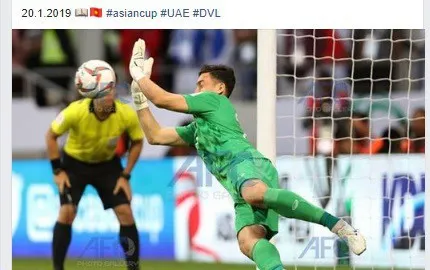 Văn Lâm lọt top 5 thủ môn có nhiều pha cứu thua nhất Asian Cup 2019