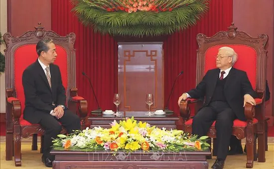 Tổng Bí thư, Chủ tịch nước tiếp xã giao Đại sứ Trung Quốc