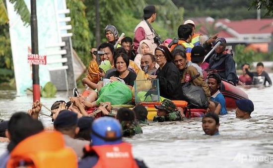 Lũ lụt tại Indonesia, 8 người thiệt mạng