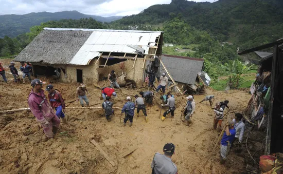 Lở đất tại Philippines: Số người thiệt mạng tăng lên 85 người