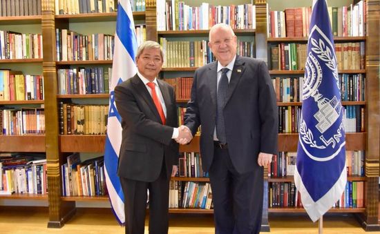 Đại sứ Việt Nam tại Israel Cao Trần Quốc Hải chào từ biệt Tổng thống Reuven Rivlin