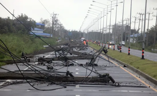 Tối 4/1, bão Pabuk đổ bộ vào miền Nam Thái Lan