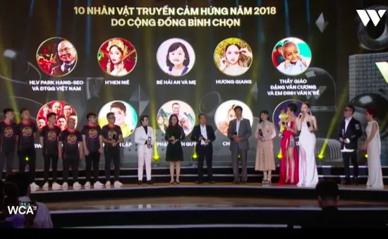 WeChoice Awards 2018: Vinh danh Top 10 nhân vật truyền cảm hứng và Top 5 đại sứ truyền cảm hứng của năm