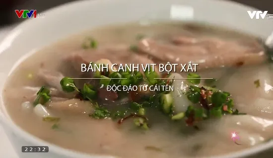 Về xứ dừa nhớ ăn bánh canh vịt bột xắt