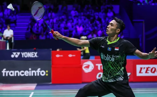 Giải cầu lông Pháp mở rộng 2019: Jonatan Christie đối đầu với Chen Long tại chung kết