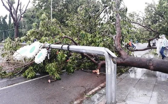 Họp ban chỉ đạo ứng phó mưa lũ sau cơn bão số 5