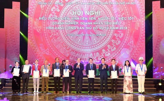 Hôm nay (5/10), vinh danh 10 Công dân Thủ đô ưu tú năm 2019