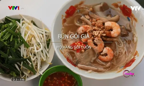 Bún gỏi già - đậm đà hương vị miền Tây