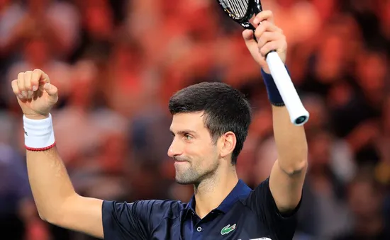 Vượt qua Dimitrov, Djokovic tiến vào chung kết Paris Masters 2019