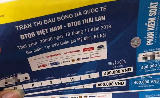 Vụ 1.000 vé giả trận Việt Nam - Thái Lan: Khởi tố bắt giam 3 bị can